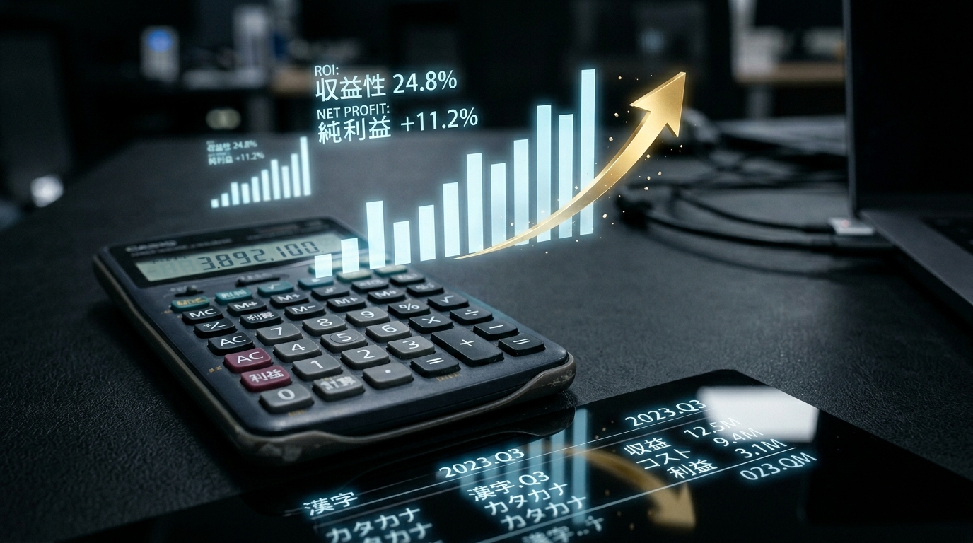 AI導入ROI計算シート：投資対効果を見える化する方法