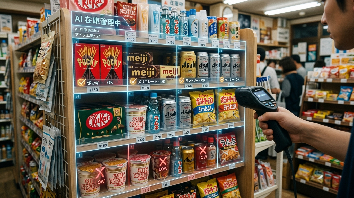 小売店のAI在庫管理：廃棄ロス50%削減の全プロセス